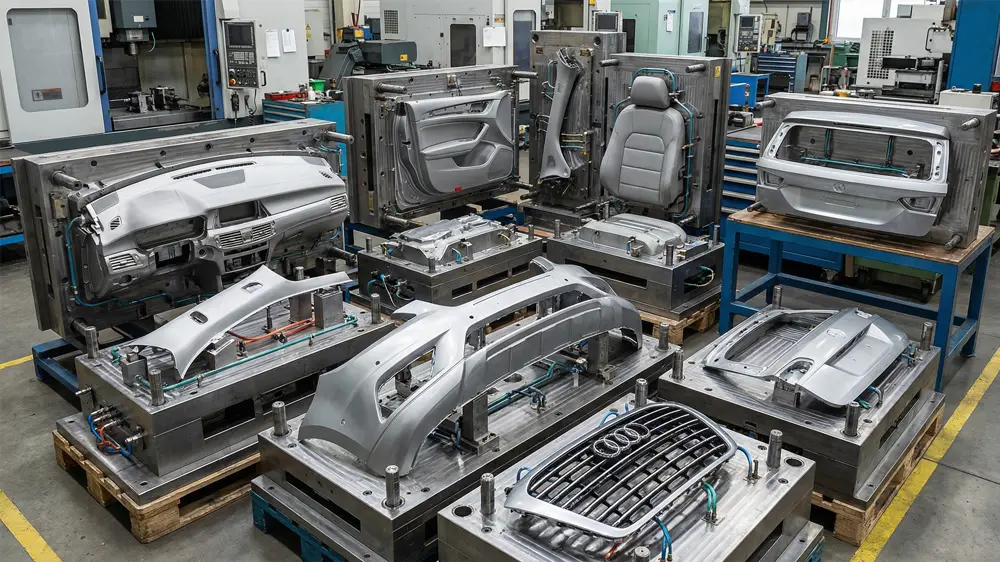 Автокөліктің ішкі және сыртқы бүрку қалыптары