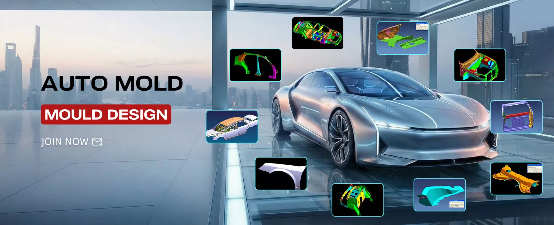 Жоғары өнімді автомобиль корпусының сыртқы панелін штамптау қалыптарын өндіруші