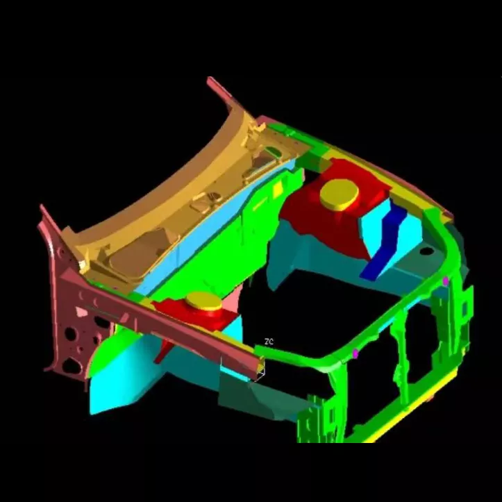 Автокөлік қозғалтқыш бөлігінің жинағы штамптау қалыптары