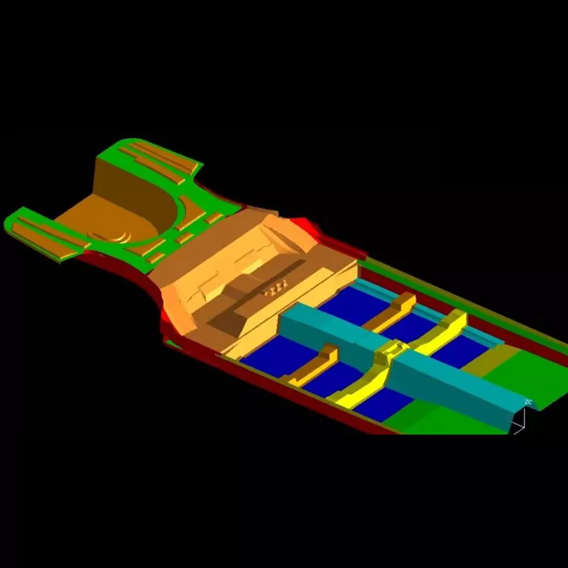 Автокөлік еденін құрастыру штампы