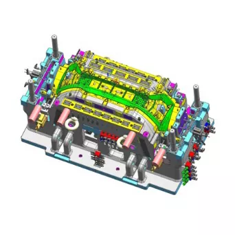 Автокөліктің алдыңғы бамперінің корпусына инъекциялық қалып