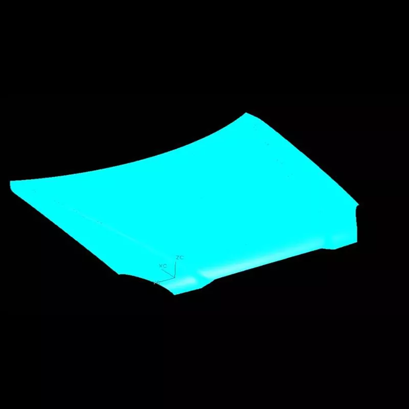 Автокөлік қалпақшасының сыртқы панелін штамптау қалыбы