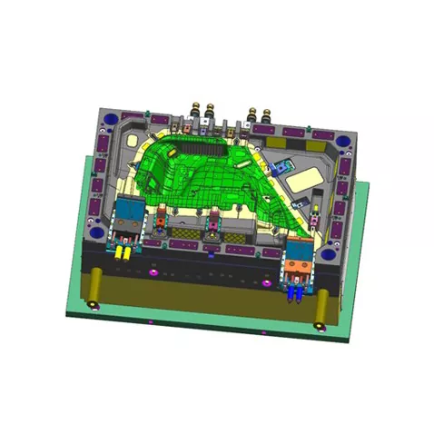 Автокөліктің сол жақ панеліндегі штамптау штангасы