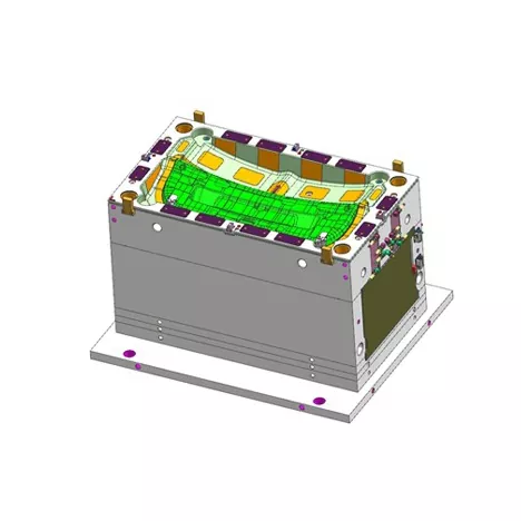 Автокөліктің артқы артқы қақпағының әрлеу тақтасы инъекциялық қалып