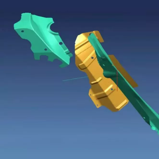 Автокөлік шағын арматуралық пластина штамптау штампы